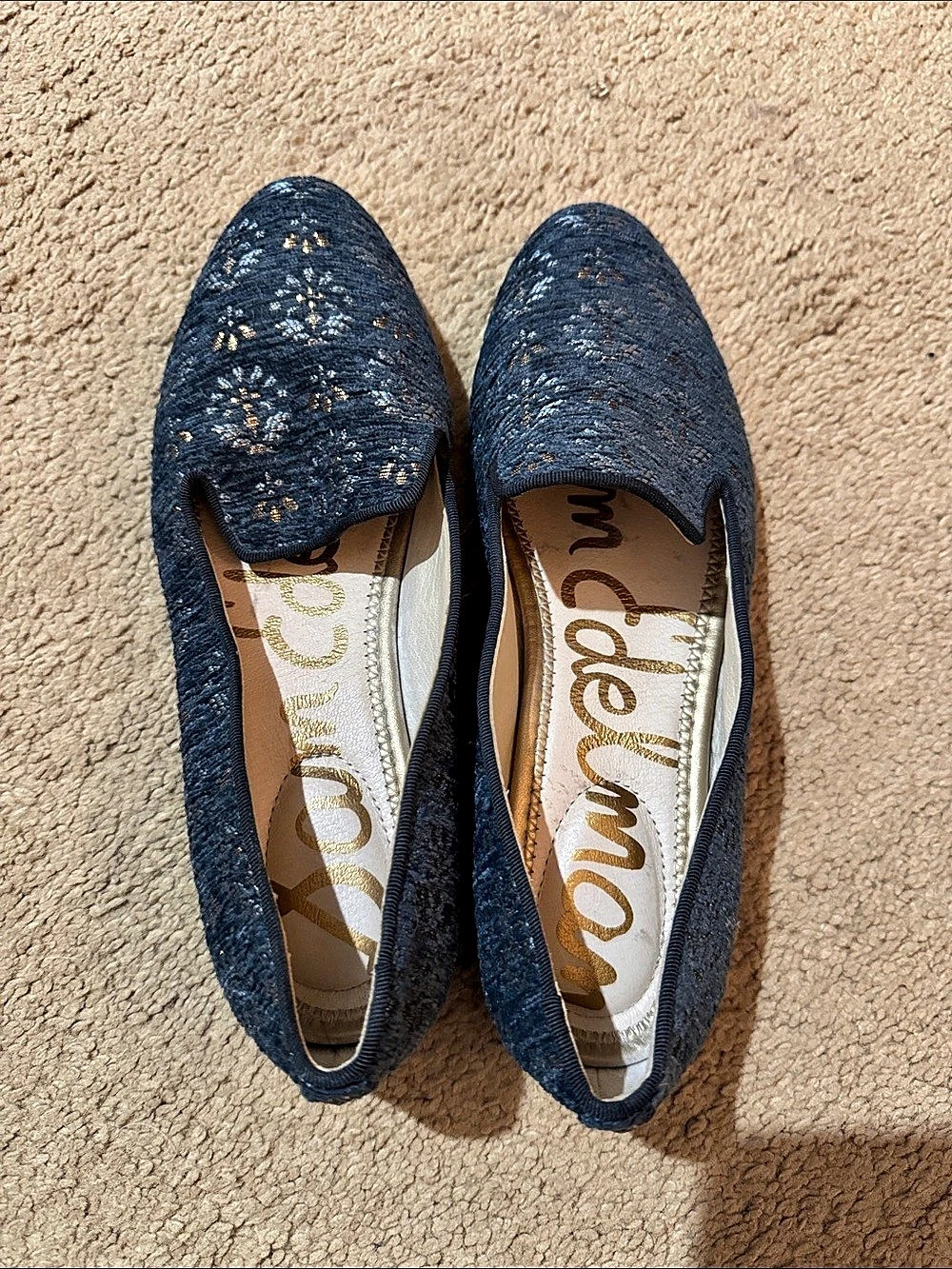 SoftWalk Women's Blue Flats US 6 EUR 36